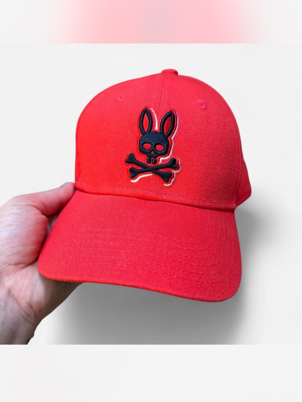 Psycho Bunny Red Hat Cap Kids Boys